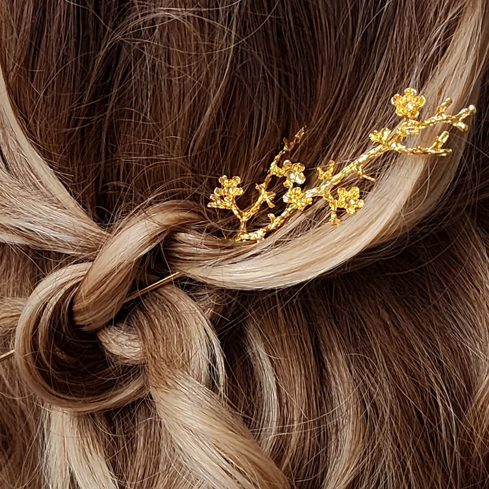 Luxury Hair Accessories Melchior/18kt 'Gold GG Unique' Neiman Marcus Jewelry